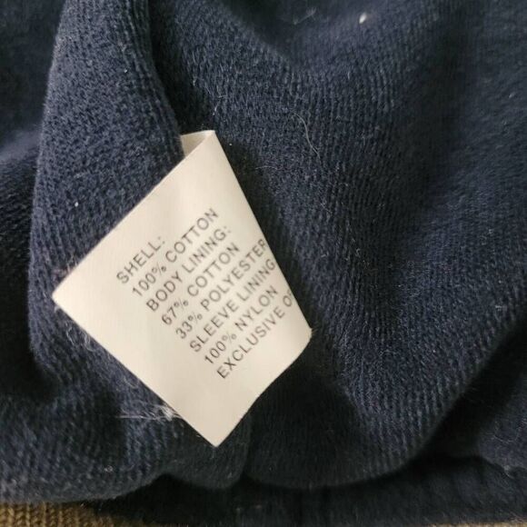 Y2K Gap Kids Khaki Bomber Jacket Boys Sz Small 5/6 Cotton Fleece Lined Classic - Picture 5 of 7